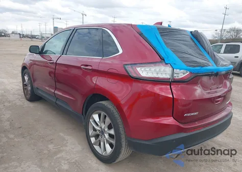 2015 Ford Edge Titanium z USA, uszkodzony, nr VIN 2FMTK3K89FBB84546
